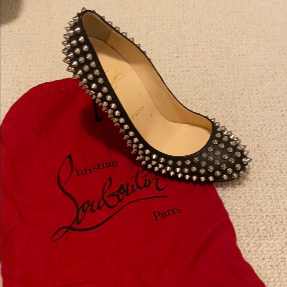 Ladies Studded Louboutin pumps